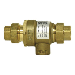 Watts 88006822 Series LF9D 1/2 in. Brass Union Female Threaded 175 psi Backflow Preventer