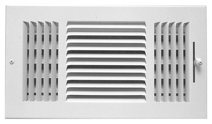 AirMate 140_12X06-W 12 x 6 3-Way Ceiling/Side Wall Register