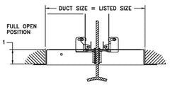 AirMate 800D_06-BR 6, Round, Butterfly Damper