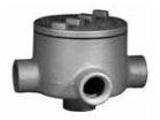 Appleton GRTA50 Type TA Conduit Body, 1/2 Inch, Malleable Iron, Zinc Electroplated