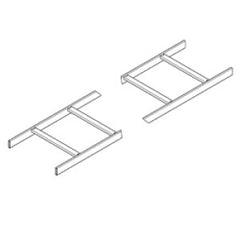 Eaton SB1712FB Cable Ladder and Ladder Connector, 12 Ladder Rack, Black