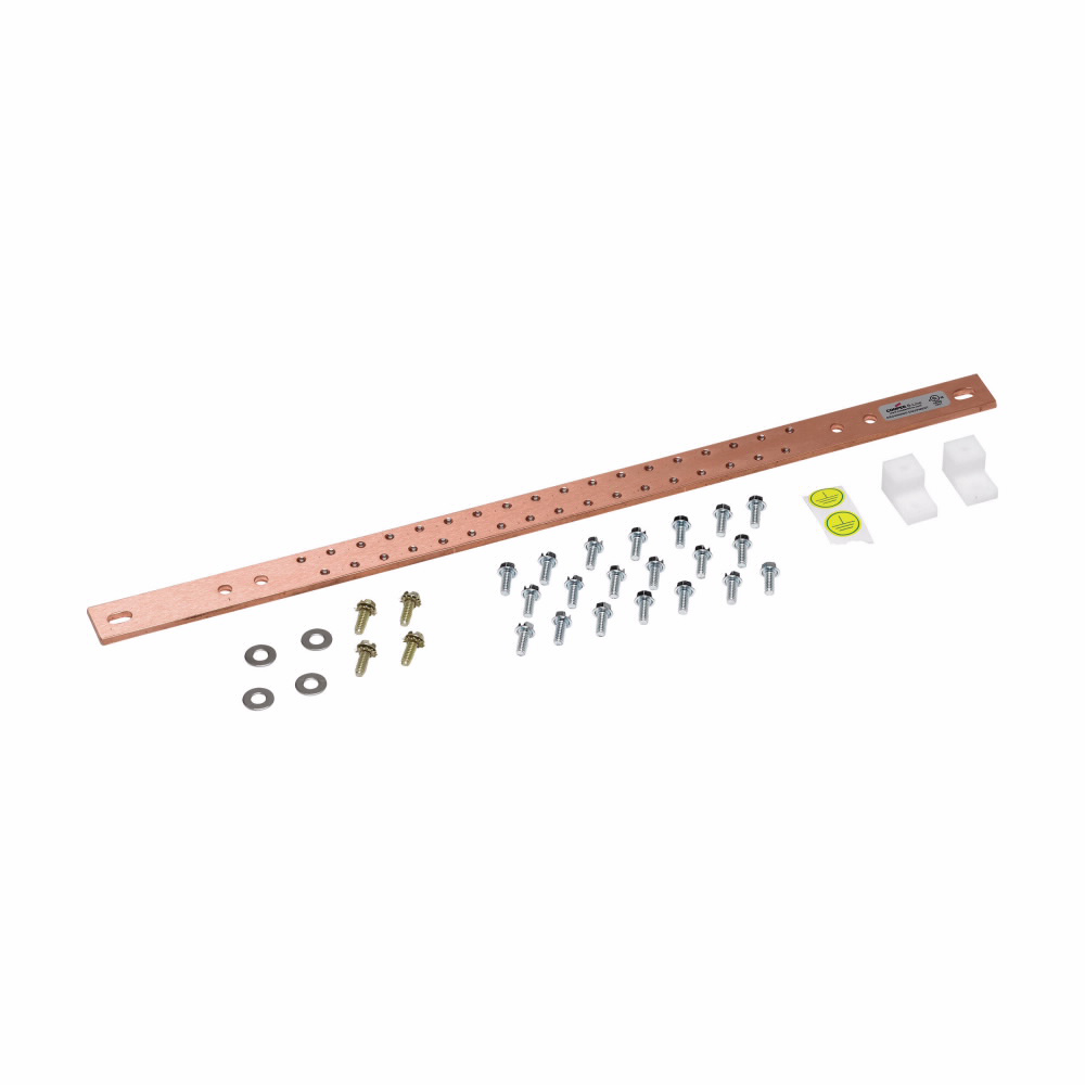 B-Line SBHB123K Copper Ground Bar, 23 Width Mounting, 23 3/8 L