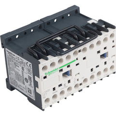 Schneider Electric LC2K0901F7 Square D 575 VAC 9 Amp 3-Pole 1NC Screw Clamp Terminal Full Voltage Reversing IEC Contactor