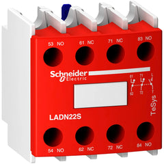 Schneider Electric LADN22S Auxiliary Contact Block 2NO 2NC Front Mounting