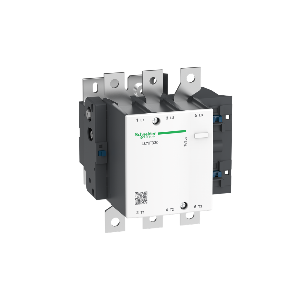 Schneider Electric LC1F330 Square D LC1F330 600 VAC 330 Amp 3-Pole 1NO Panel Mount Full Voltage Non-Reversing IEC Contactor