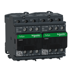 Schneider Electric LC2D09BD Square D 575 VAC 9 Amp 3-Pole 1NO 1NC Screw Terminal Full Voltage Reversing IEC Contactor