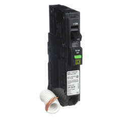 Square D QO115AFI 1-Pole 15 Amp 120 Volt Plug-On Thermal Magnetic Miniature Circuit Breaker