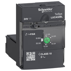 Schneider Electric LUCA32BL Standard Control Unit 24 VDC 8 to 32 Amp 3-Phase Class 10 Thermal Motor Starter