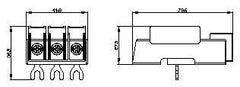 Siemens 3RV29281H Type E Terminal Block