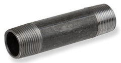 Smith-Cooper International 83NI4012090C 1-1/4 x 9, MPT x MPT, Schedule 40, Black Welded Carbon Steel, Nipple