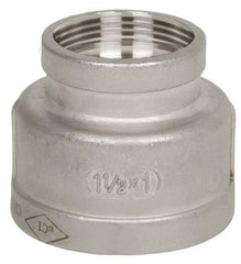 Smith-Cooper International S3116RC020010 2 x 1 FPT x FPT Class 150 Cast 316 Stainless Steel Reducing Coupling