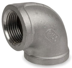 Smith-Cooper International S3116E-014 1-1/2 x 1-1/2 FPT x FPT Class 150 Cast 316 Stainless Steel Heavy Pattern 90D Elbow