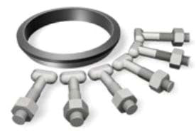 Star Pipe Products MJBGAS08 8 Bolt Pack for Mechanical Joint Utility Pipe 300 per Crate