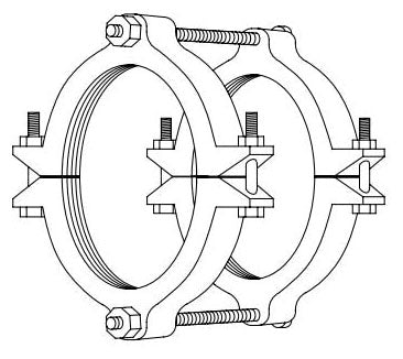 Star Pipe Products PRC1104 4, 4.8 OD Pipe, 150 PSI, Green, Ductile Iron Gland, Restrainer for AWWA C900 PVC Pipe