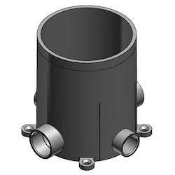 Thomas & Betts E971FB Junction Box Round Floor Base