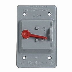 THOMAS & BETTS E98TSCN Cover, Toggle Switch WP Grey Each