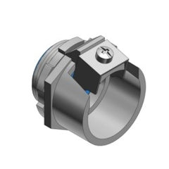 Thomas & Betts 3110-TB Metal-clad and Armored Cable Fitting, Straight, Trade Size 3/8, Knockout Size 1/2