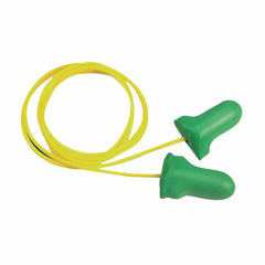 Honeywell LPF-30 Maximum Lite Earplugs, PU Foam, Polycord, NRR 30, Individual Poly Bag, 100 pair/box