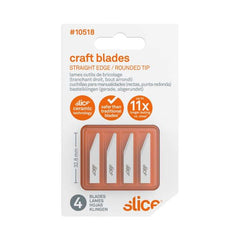 SLICE 10518 Craft Blades Straight Edge Rounded Tip