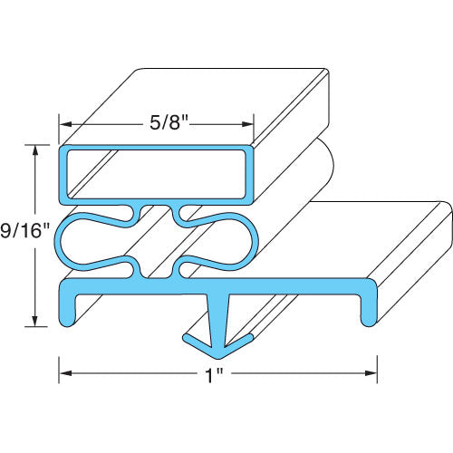 McCall 2209993 DOOR GASKET 23 X 60 1/2