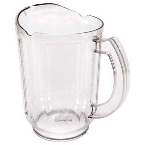 Pitcher 60 Oz Plastic 135 Hammered Clear for Cambro CAMPL60CW135