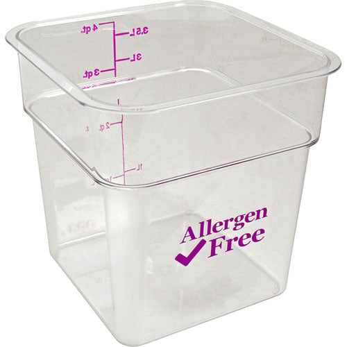 4 Qt CamSquare Container for Cambro  CAM4SFSCW-441