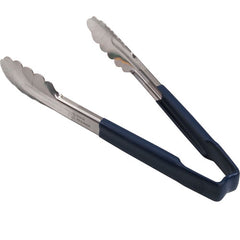 Tong Blue/SS 9.5 in Scallop Grip for Vollrath/Idea-Medalie VOL4780930