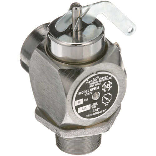 Valve Safety Steam 50 PSI 3/4 3SRV9-1 for Southbend 3SRV9-1