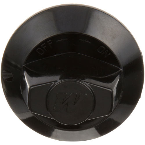 BLACK KNOB 2-1/2 D, OFF-ON 719257-00012 for Vulcan Hart 719257-00012