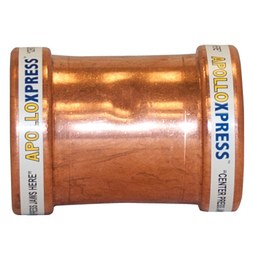 Apollo 10077703 Coupling 800 Large Diameter Copper 4 Inch Press