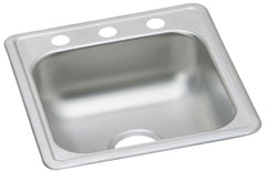 Dayton D117193 Stainless Steel Bar Sink 17 x 19 x 6-1/8 3-Hole