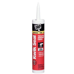 DAP 18032 Kwik Seal Kitchen and Bath Tub-Tile Adhesive Caulk 10.1 oz Tube