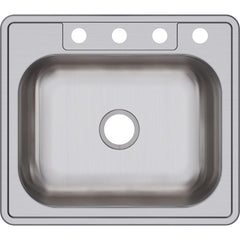 Dayton D125224 Kitchen Sink 25 x 22 Inch 4 Hole ADA