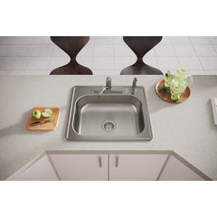 Dayton D125224 Kitchen Sink 25 x 22 Inch 4 Hole ADA