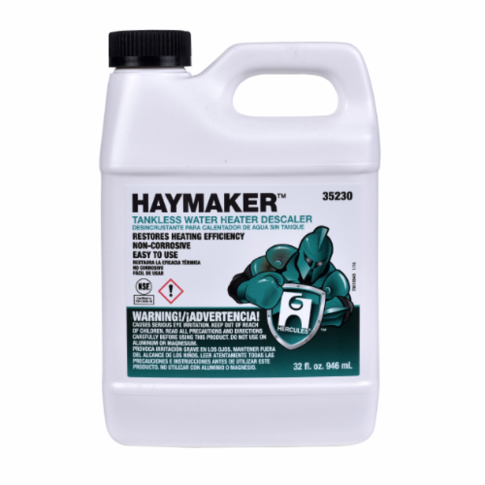 Hercules 35-230 Haymaker Tankless Water Heater Descaler 32 oz