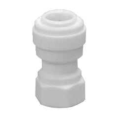 Jones Stephens C76872 1/4 Tube OD X 1/4 FIP White Plastic Push On Female Adapter