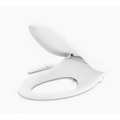 KOHLER 5724-0 Puretide Quiet-Close Elongated Closed Front Toilet Seat in White