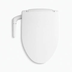 KOHLER 5724-0 Puretide Quiet-Close Elongated Closed Front Toilet Seat in White