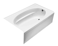 Kohler 1113-RA-0 Windward 60 in. x 42 in. Soaker Alcove Bathtub with Right Drain