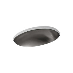 Kohler K-2611-SU-NA Bolero Stainless Steel Single-Bowl Drop-In Bathroom Sink