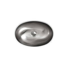 Kohler K-2611-SU-NA Bolero Stainless Steel Single-Bowl Drop-In Bathroom Sink