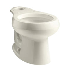 Kohler K-4197-96 Wellworth Vitreous China Floor Mount Traditional Round-Front Toilet Bowl 1.28 gpf