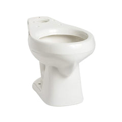 Mansfield 130WH Alto 130 Vitreous China Floor Mount Round-Front Toilet Bowl 1.6 gpf