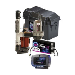 Liberty Pumps PC257-442-10A-EYE 1/3 HP Battery Back-Up Pump Combo - StormCell 10A Charger