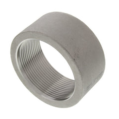 Merit Brass K411H-32 Half Coupling, 2 In Nominal, FNPT End Style, 150 lb, 304/304L