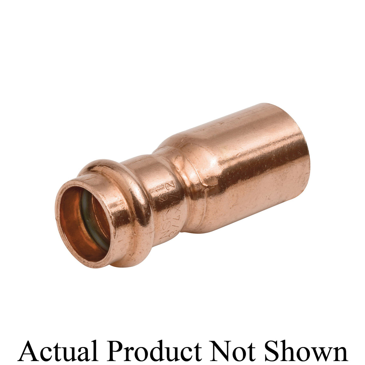 NIBCO 9009350PC Large Diameter Reducer, 2-1/2 x 2 in Nominal, Fitting x Press End Style, Wrot Copper