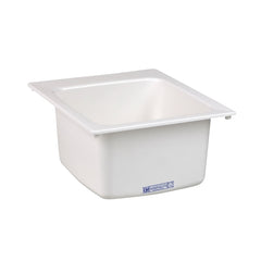 Mustee 11 - Fiberglass Single-Bowl Rectangular Utility Sink Power - 20 in L x 17 in W x 10 in H