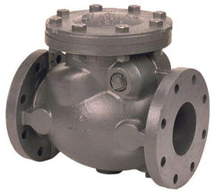 NIBCO NHDX00H F-908-W 4 in. 175 psi Cast Iron Flanged Check Valve NF908WP