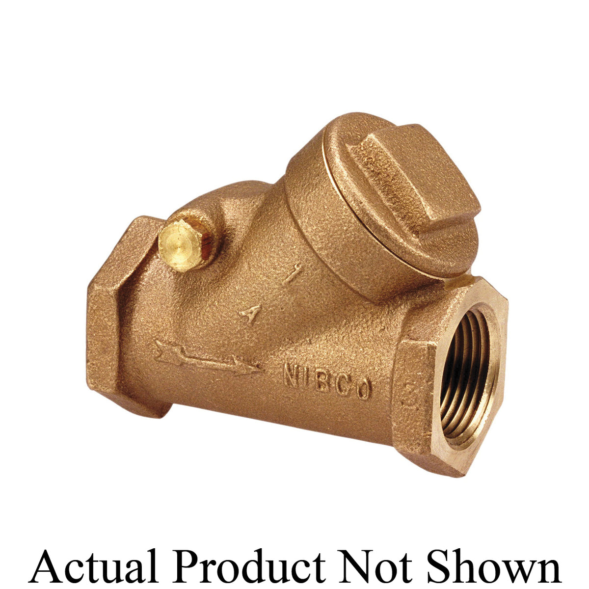 NIBCO NL74004 Y-Pattern Swing Check Valve 1/4 In Nominal NPT 125 lb