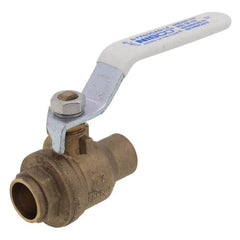 Nibco NJ999X6 S-FP-600-AD-LF 1/2 in. DZR Copper Alloy Full Port Solder 600# Ball Valve